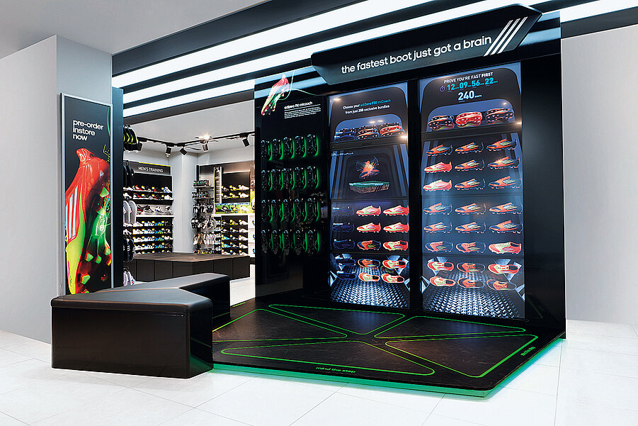 adidas Virtual 
Footwear Wall – 
F50 Launch