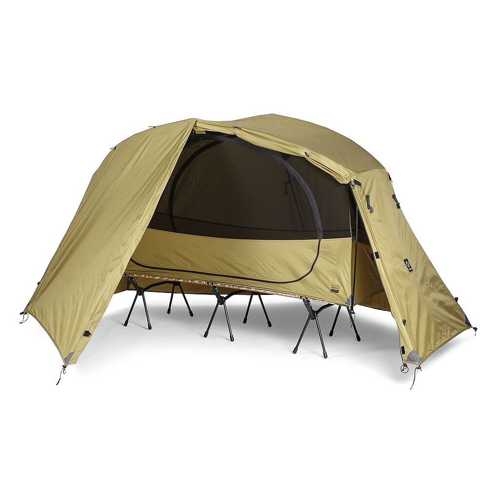 新品helinox Cot Tent Solo Inner+Solo Fly Helinox Tactical Cot Tent Solo Inner Tent Fabric Black Tan