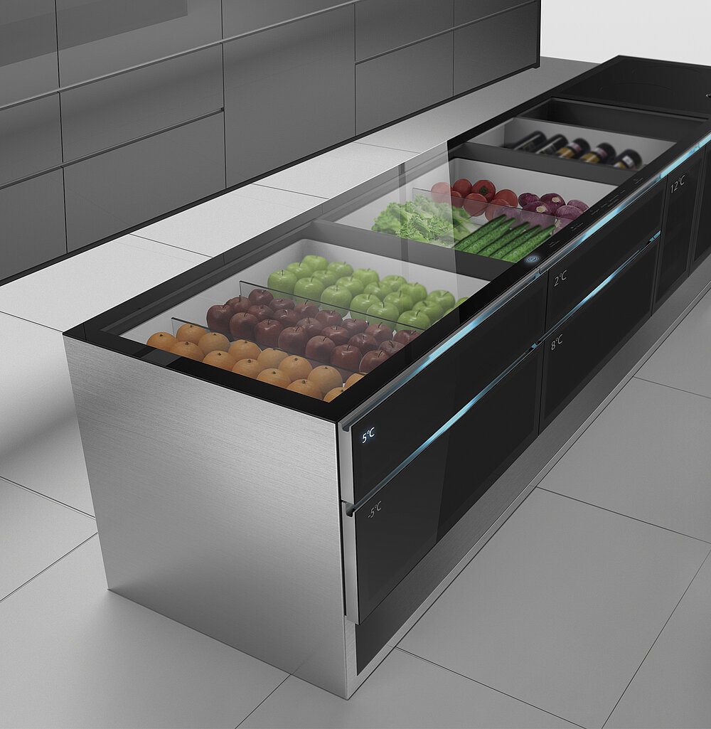 Red Dot Design Award Cupboard Refrigerator