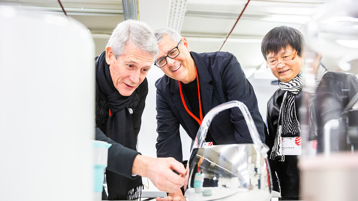 Robin Edman, Thomas Lockwood und Renke He