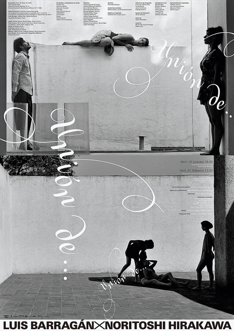 unión de… 
LUIS BARRAGÁN 
× NORITOSHI 
HIRAKAWA