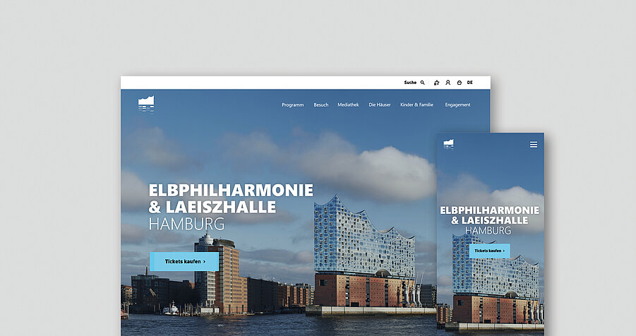 Elbphilharmonie and Laeiszhalle Hamburg