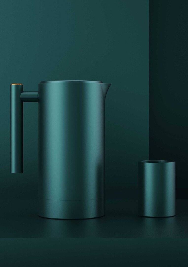 Red Dot Design Award Kettle And Cup Set For The Blind