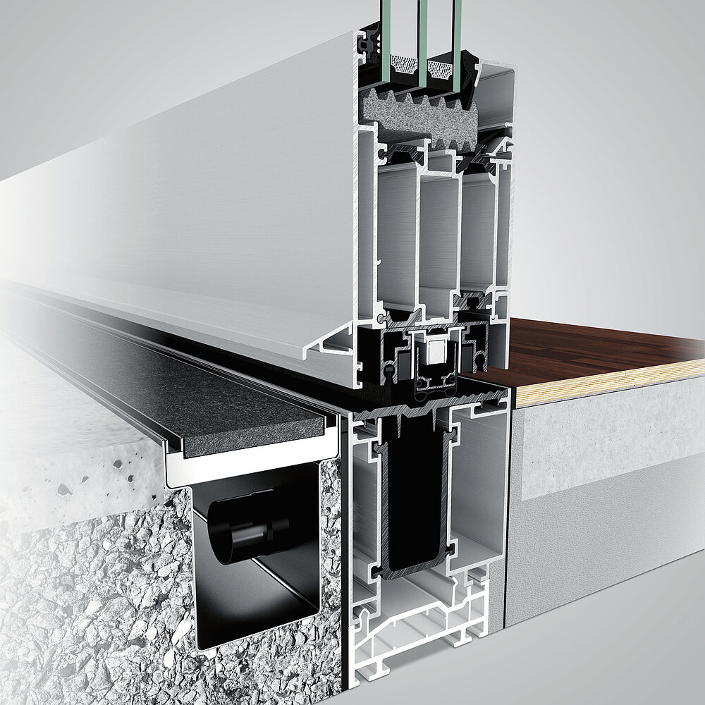 Red Dot Design Award Schüco level threshold