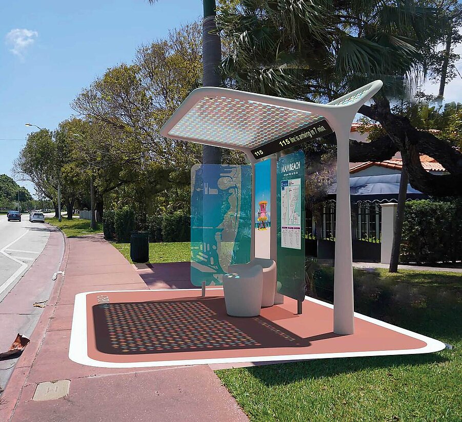 Pininfarina Bus Shelters for The City of Miami Beach
