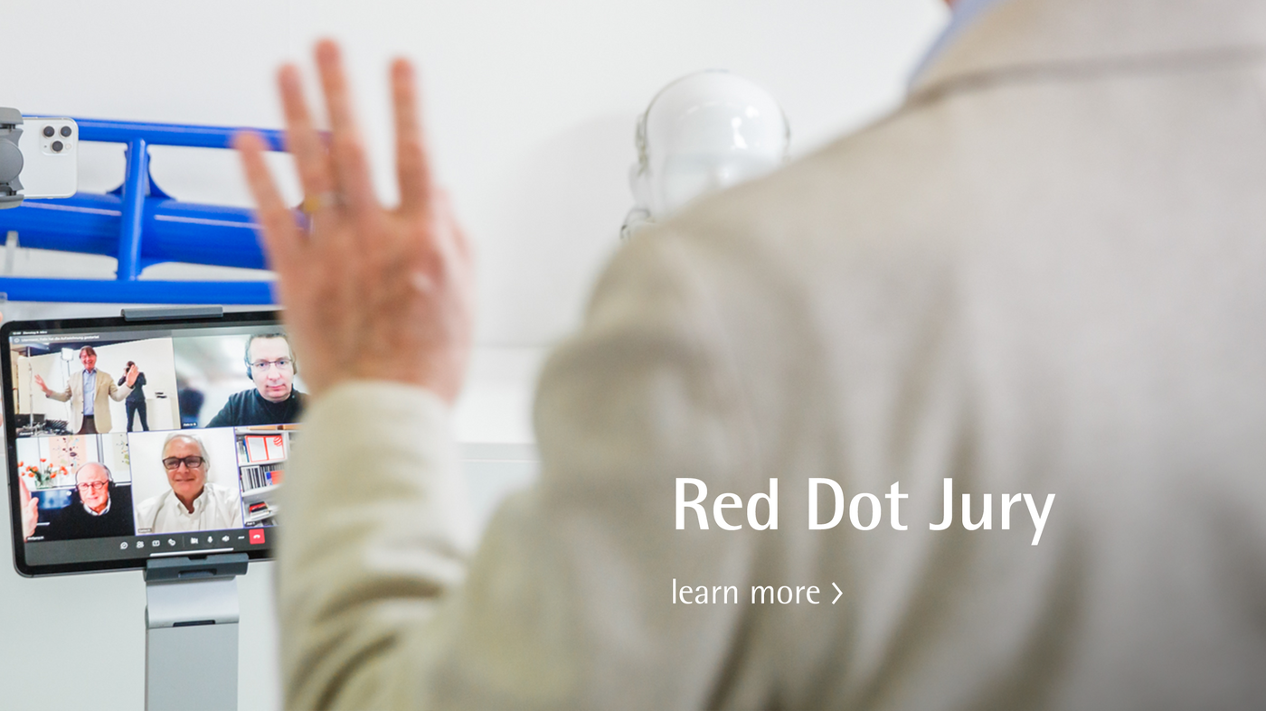 The Red Dot Jury in a video call