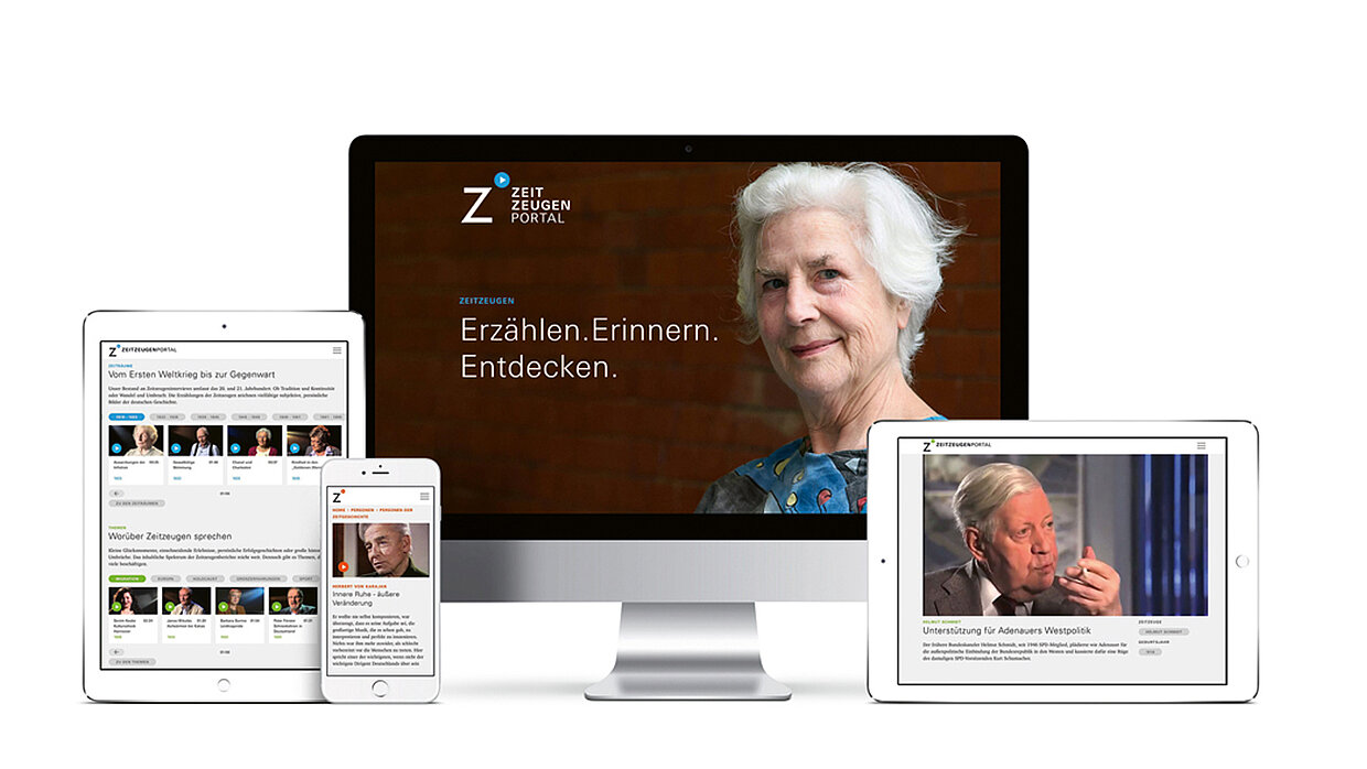 zeitzeugen-portal.de Erzählen. Erinnern. Entdecken. (Contemporary Witness Portal) 