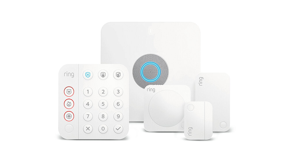 Ring 4K11S70ENH Alarm Home System - White for sale online | eBay
