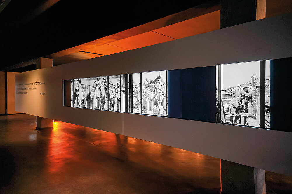 Red Dot Design Award Museum Plugstreet 1418 experience, Ploegsteert