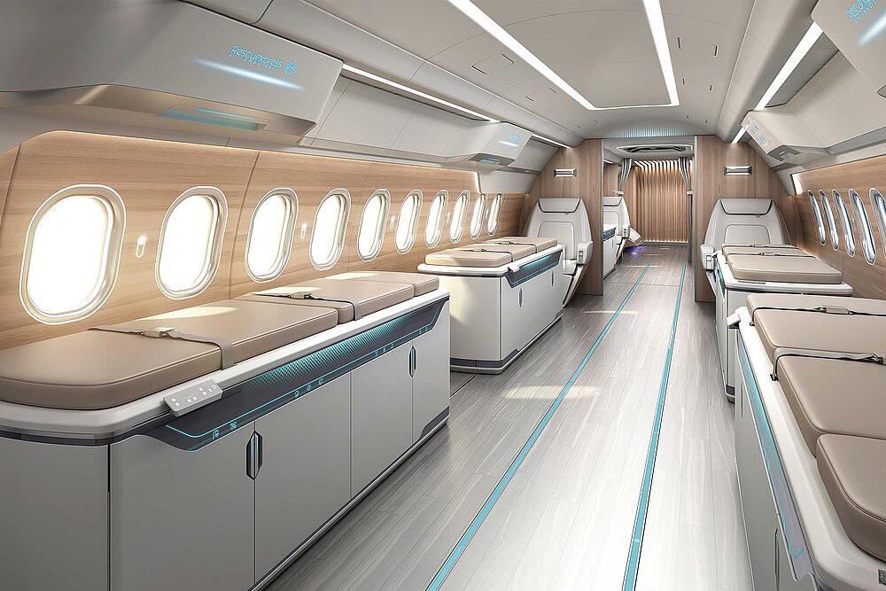 Red Dot Design Award ARJ21 Medical Jet Interior Design
