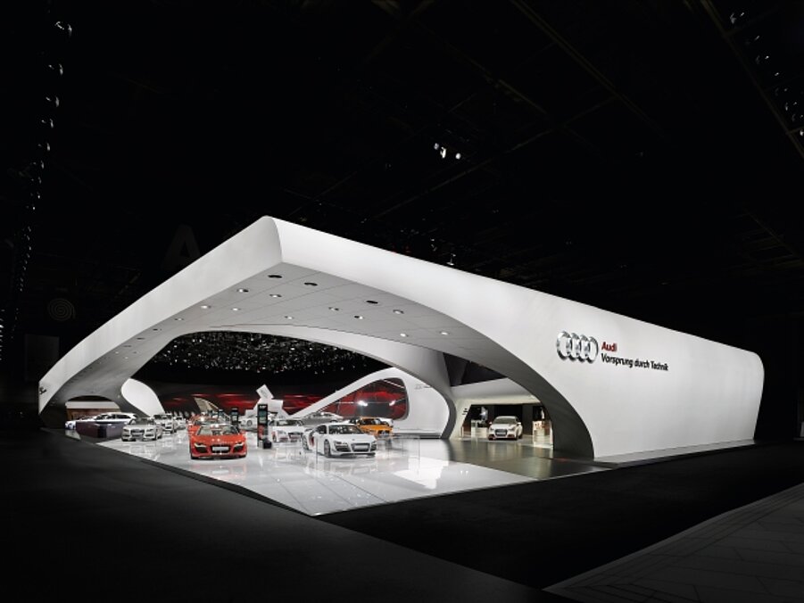 Audi Trade Fair Stand Motor Show Paris 2010