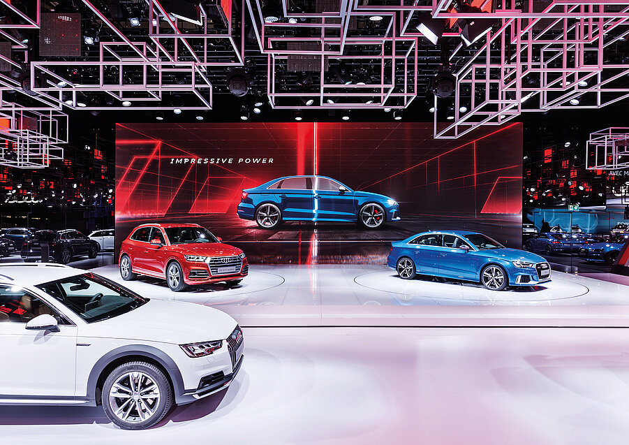 Audi Digitization – Audi Fair Stand Paris Motor Show 2016