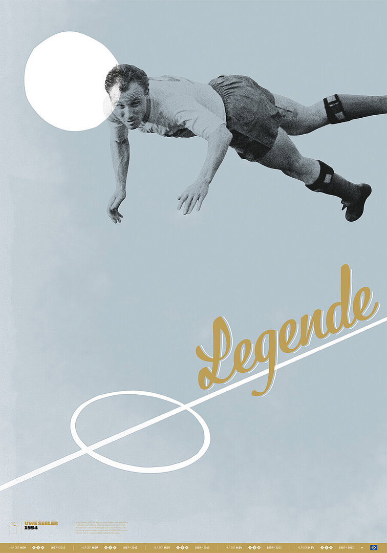 HSV Heldenplakate HSV Football Star Posters