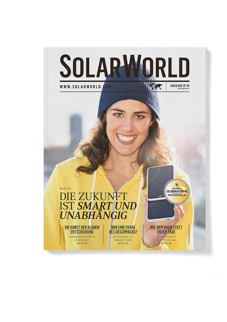 Red Dot Design Award SolarWorld Annual Report 2011