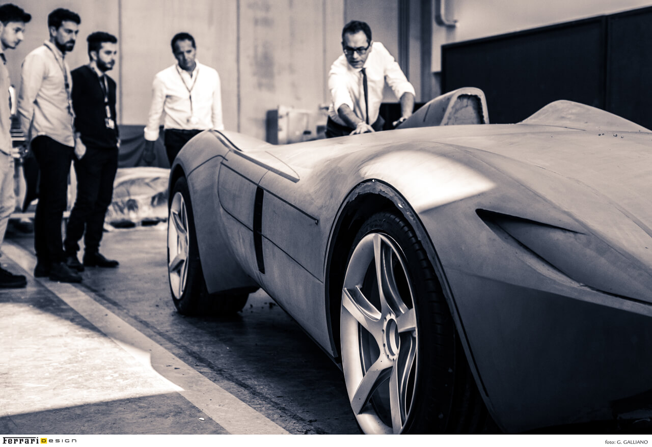 Flavio Manzoni and the Ferrari Design Team at work