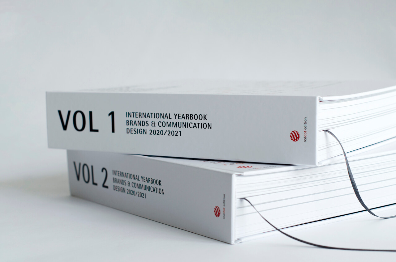 Buchrücken des International Yearbook Brands & Communication Design