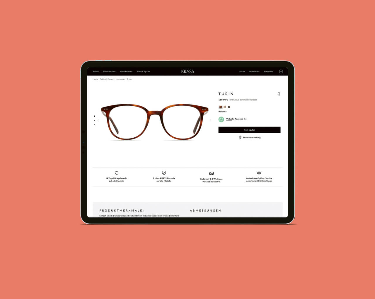 Online-Shop „Krass Optik“