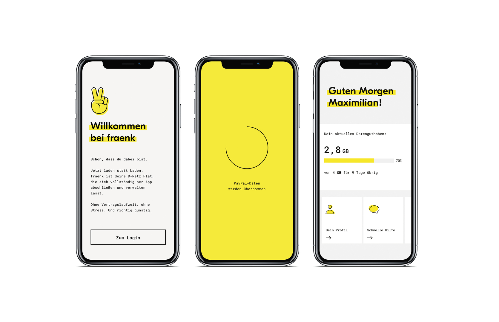 fraenk – The mobile plan app