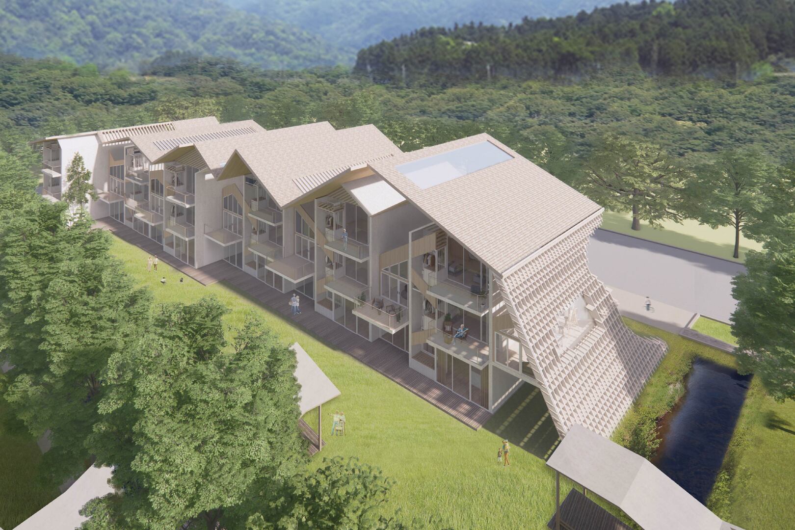 Huddling for Retirement Yilan House Residential Design