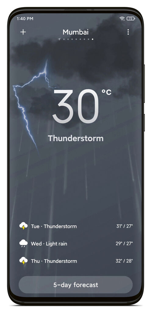 MIUI Weather App