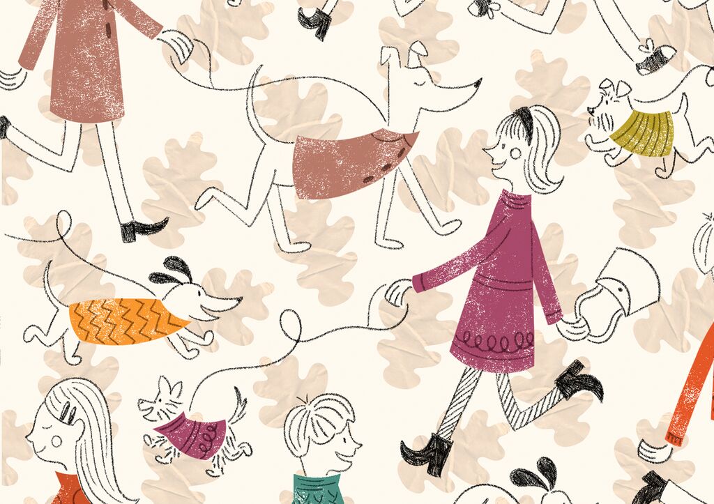 Sweater Weather – Illustrated Autumnal Cover for the New Yorker