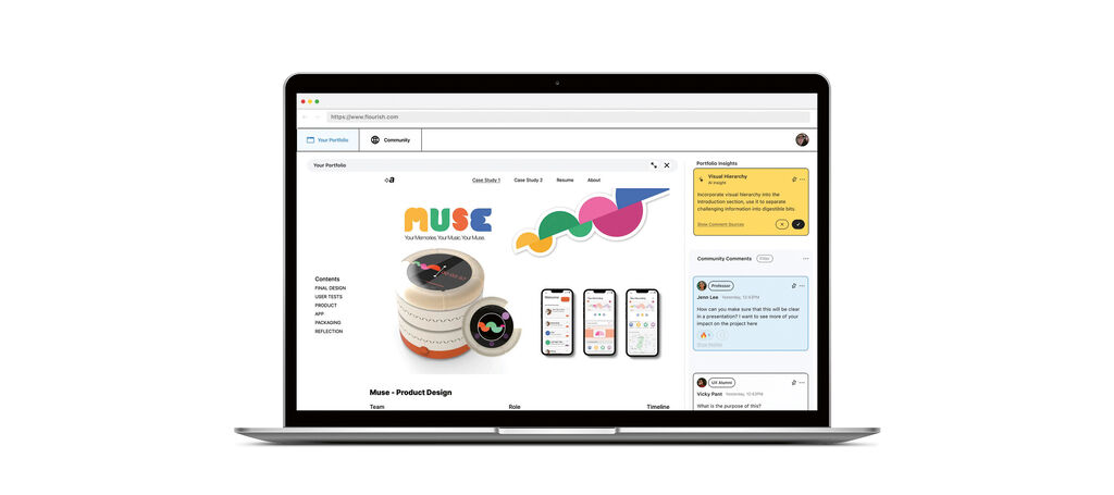 Flourish – Community Portfolio Platform