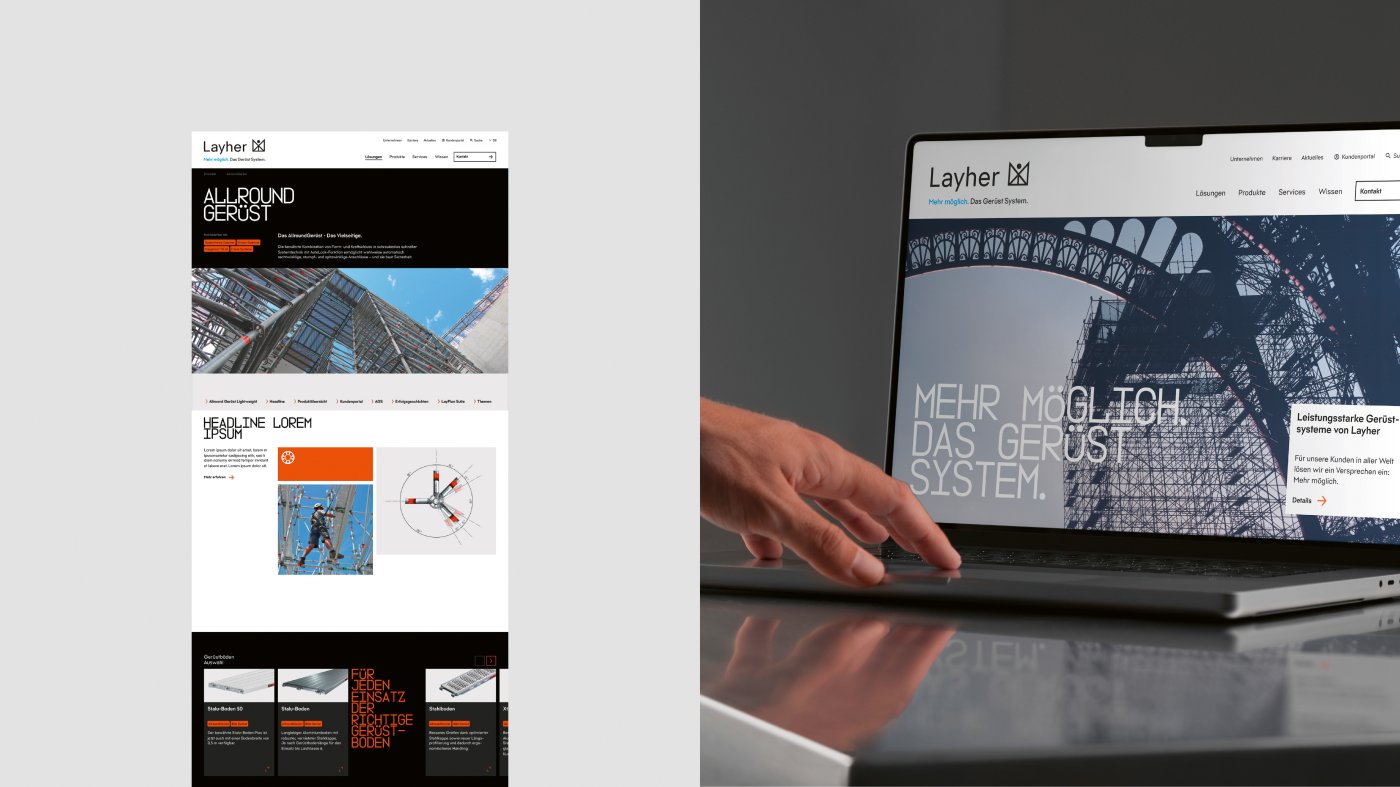 Layher – A Typeface That Builds