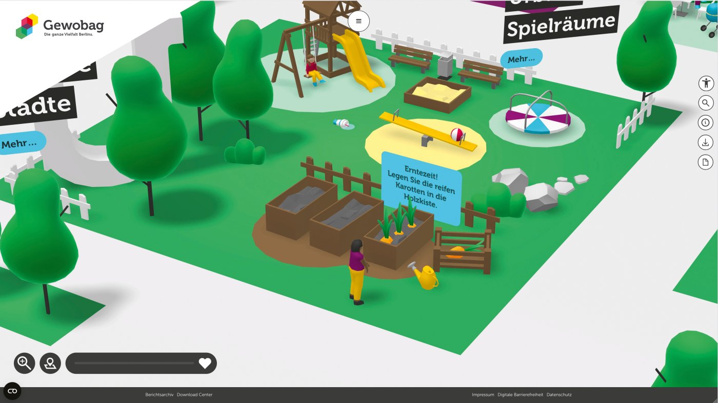 Gewobag Online Annual and Sustainability Report 2023 – Impulse of Time